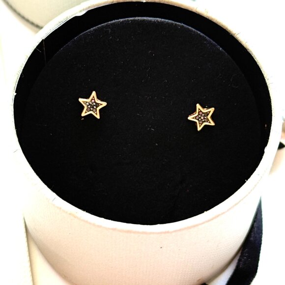 3639 TOUS STAR EARRINGS SPINELS JEWELRY - Picture 2 of 4
